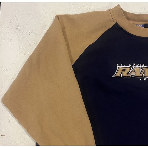 Vintage Reebok NFL On Field St. Louis Rams Pullover Sweatshirt Size XL Y2K - Picture 4 of 10